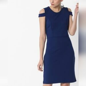 Chic Navy Midi Dress